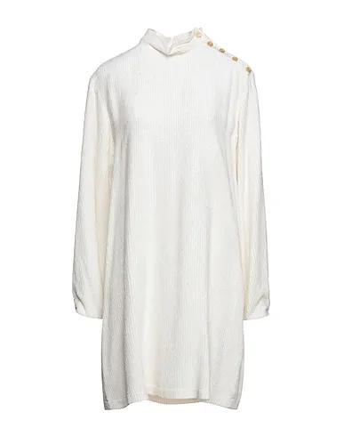 Ivory Velvet Short dress