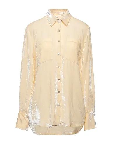 Ivory Velvet Solid color shirts & blouses