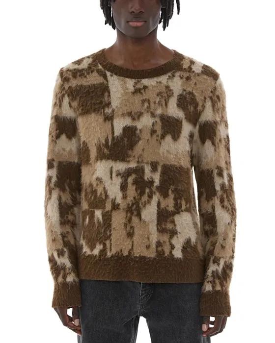 Jacquard Crewneck Sweater
