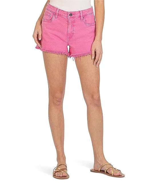 Jane High-Rise Shorts in Cherry