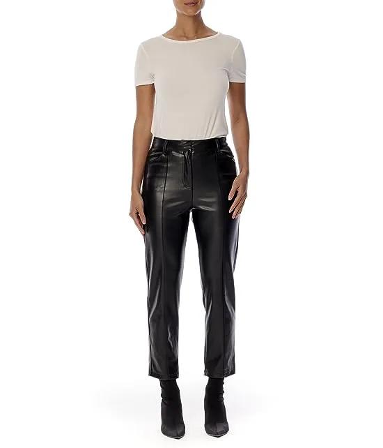 Jen Vegan Leather Trousers