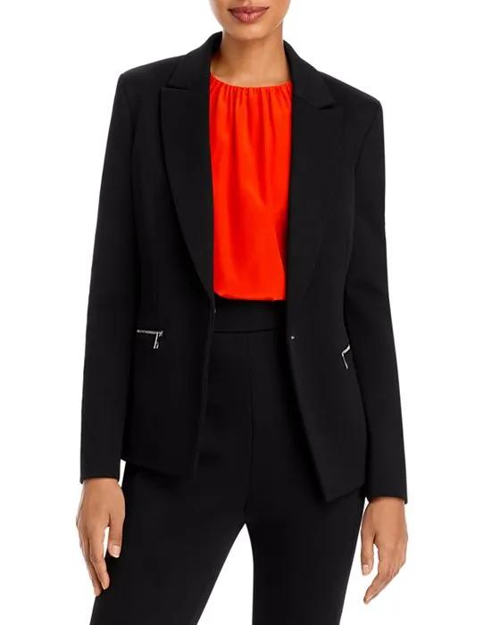 Jeneta Zip Pocket Jacket