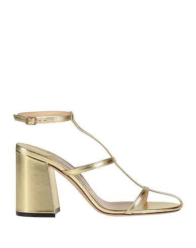 JIMMY CHOO | Gold Women‘s Sandals