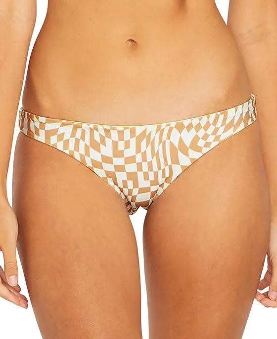 Juniors' Check Her Out Reversible Hipster Bikini Bottoms