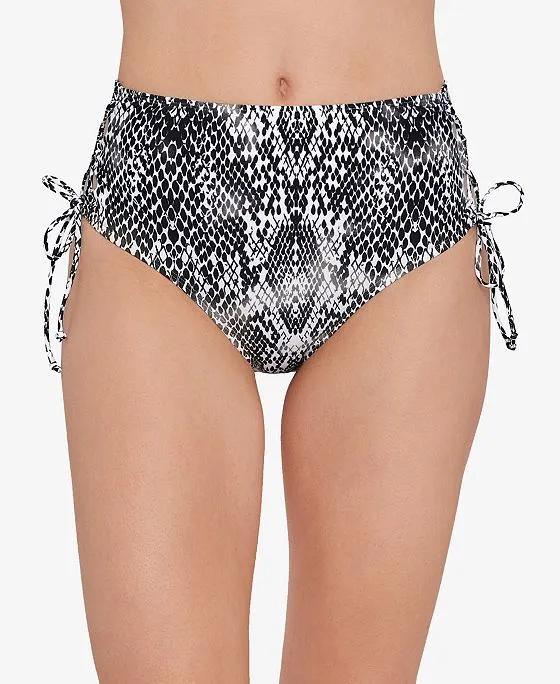 Juniors' Simple Scale Lace-Side Bikini Bottoms, Created for Macy's