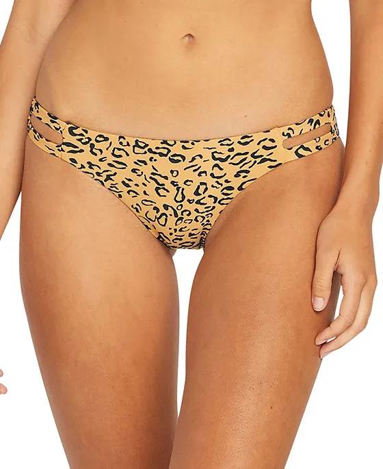 Juniors' Yess Leopard Hipster Bikini Bottoms