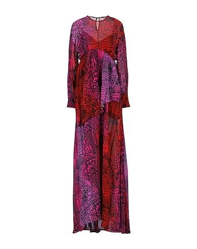 JUST CAVALLI | Fuchsia Women‘s Long Dress
