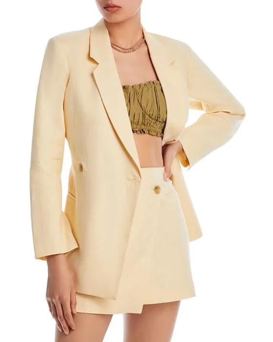 Kaia Linen Blazer 