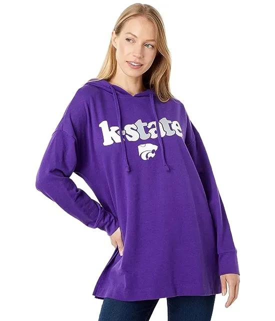 Kansas State Wildcats Long-Length Side Vent Hoodie