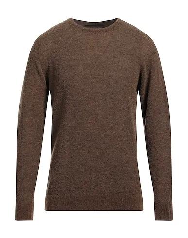 Khaki Bouclé Sweater