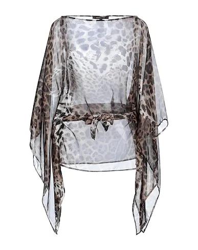 Khaki Chiffon Blouse