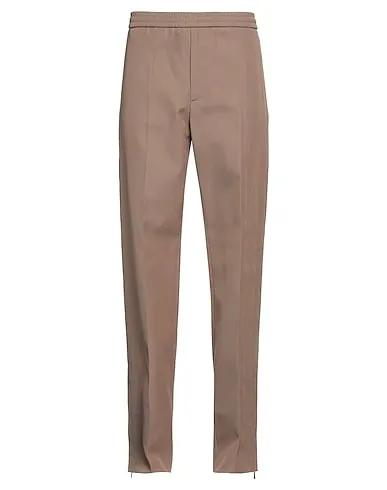 Khaki Cotton twill Casual pants