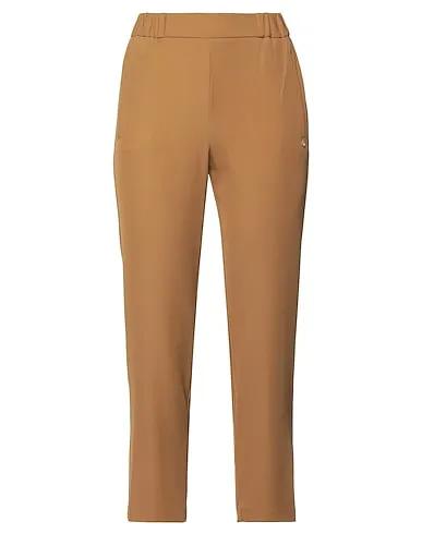 Khaki Crêpe Casual pants