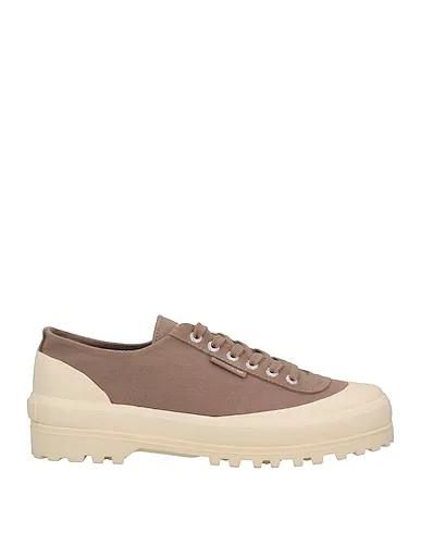 Khaki Gabardine Sneakers