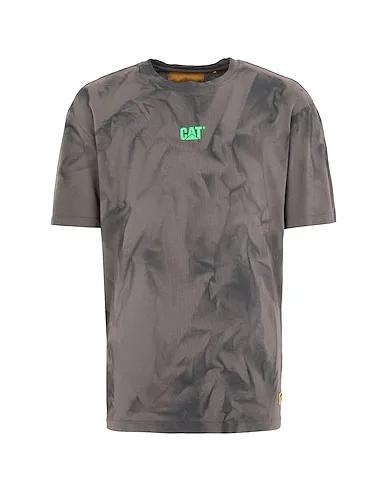 Khaki Jersey T-shirt CAT SMALL LOGO TIE-DYE T-SHIRT
