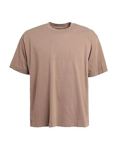 Khaki Jersey T-shirt OVERSIZED ORGANIC T-SHIRT