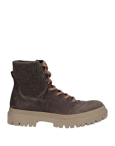 Khaki Knitted Boots
