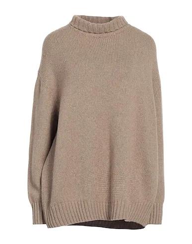 Khaki Knitted Cashmere blend