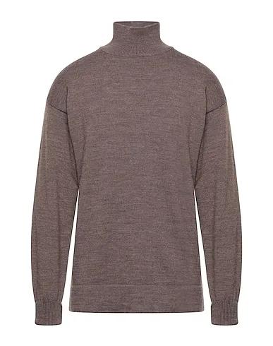 Khaki Knitted Turtleneck