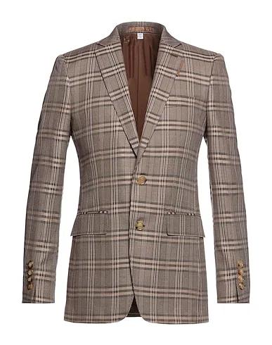 Khaki Plain weave Blazer