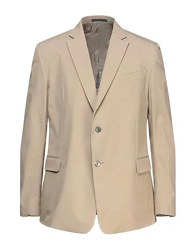 Khaki Plain weave Blazer
