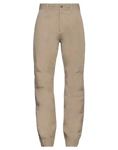 Khaki Plain weave Casual pants