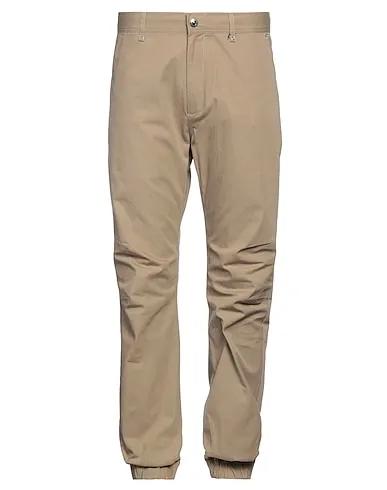 Khaki Plain weave Casual pants
