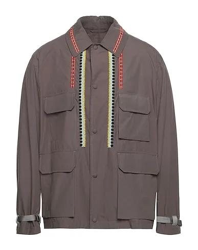 Khaki Plain weave Jacket