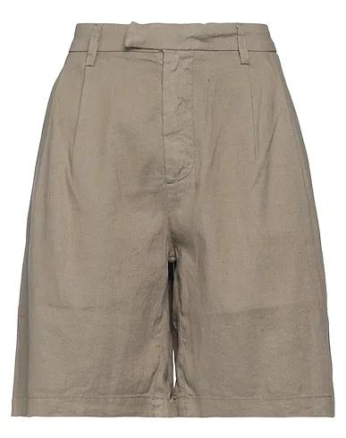 Khaki Plain weave Shorts & Bermuda