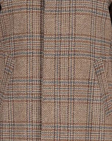 Khaki Tweed Coat