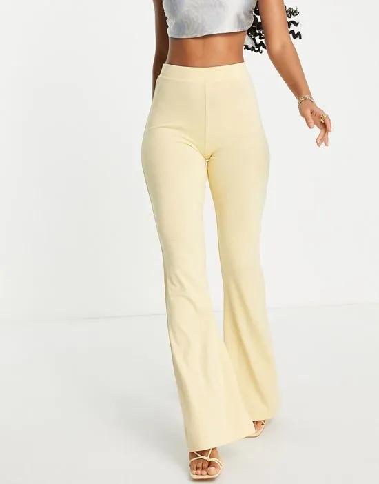 kick flare pant in buttermilk