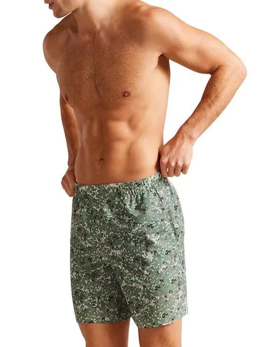 Kita Camo Floral Print Swim Shorts
