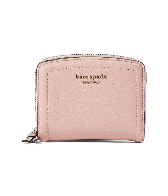 Knott Pebbled Leather Small Compact Wallet
