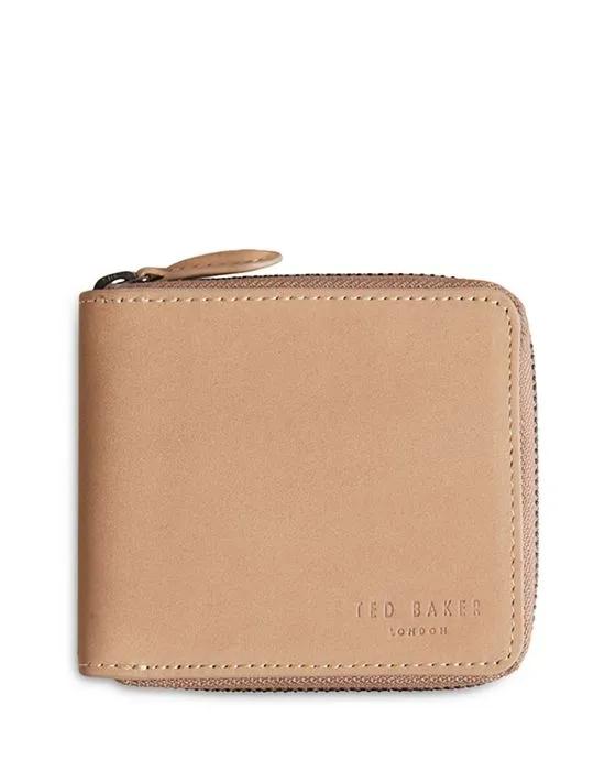 Krolt Nubuck Zip Around Wallet