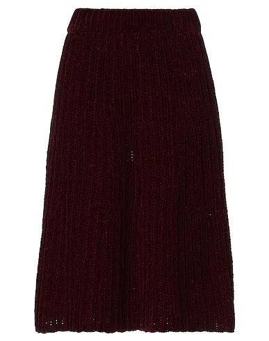 L' AUTRE CHOSE | Burgundy Women‘s Midi Skirt