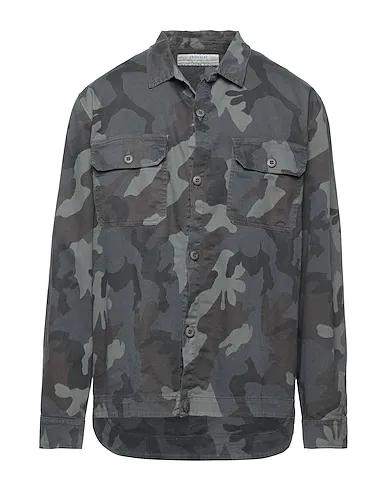 Lead Cotton twill Patterned shirt