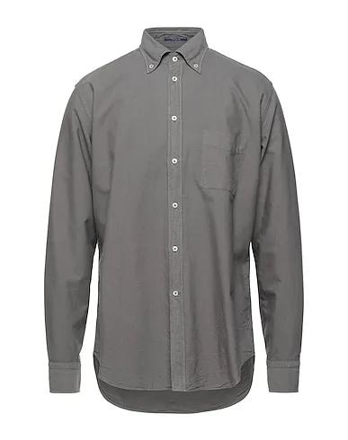 Lead Plain weave Solid color shirt
