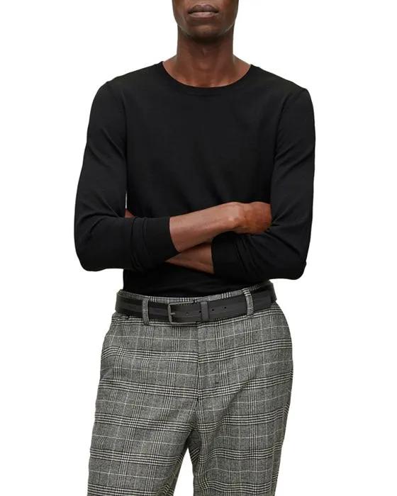 Leno-P Slim Fit Wool Crewneck Sweater