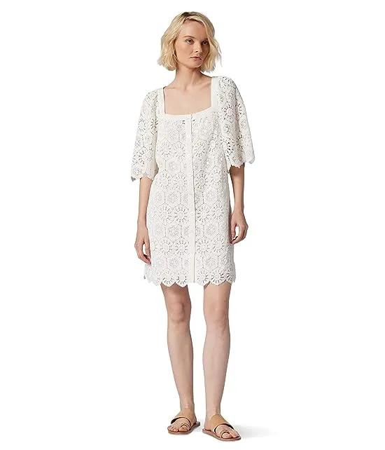 Leona Mini Crochet Cotton Dress