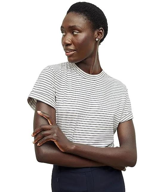 Leslie T-Shirt - Thin Striped Cotton