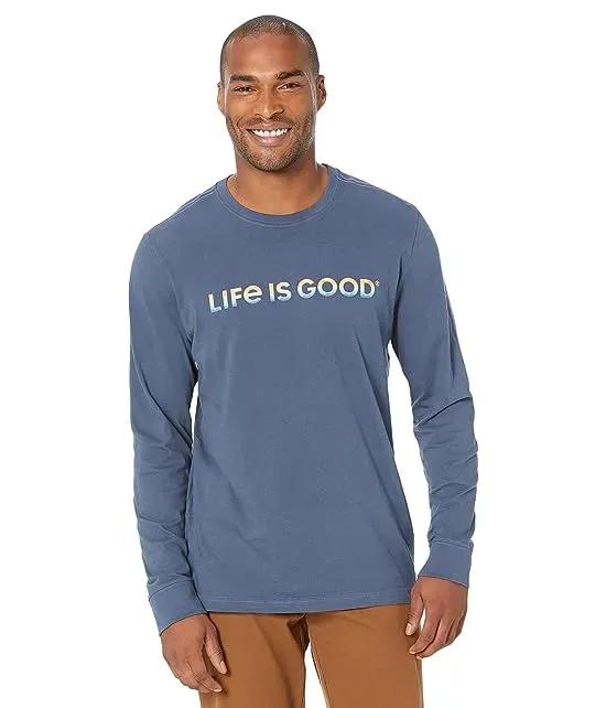 Life is Good LIG Sunset On The Water Long Sleeve Crusher™ Tee