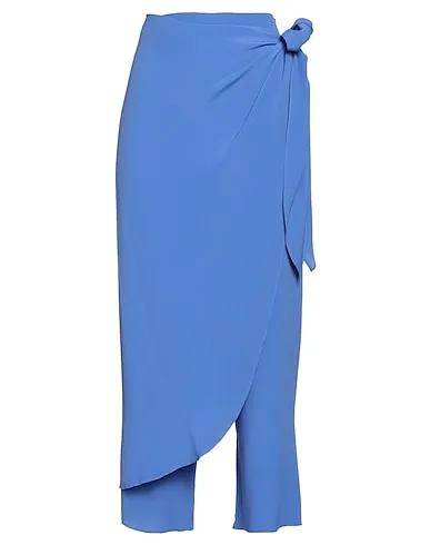 Light blue Crêpe Casual pants