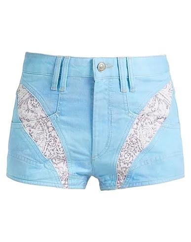 Light blue Denim Denim shorts