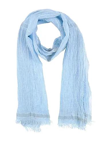 Light blue Gauze Scarves and foulards