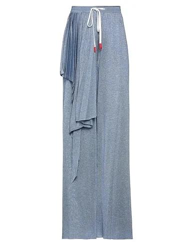 Light blue Knitted Casual pants