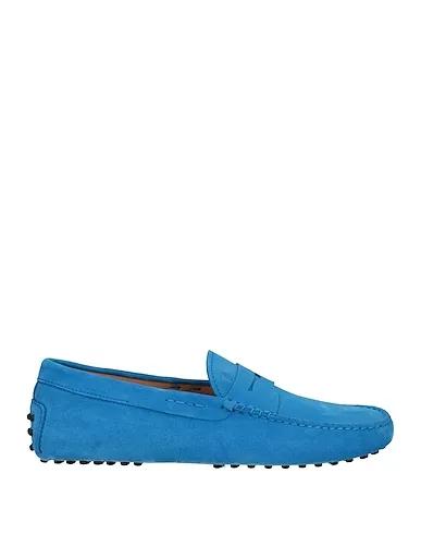 Light blue Leather Loafers