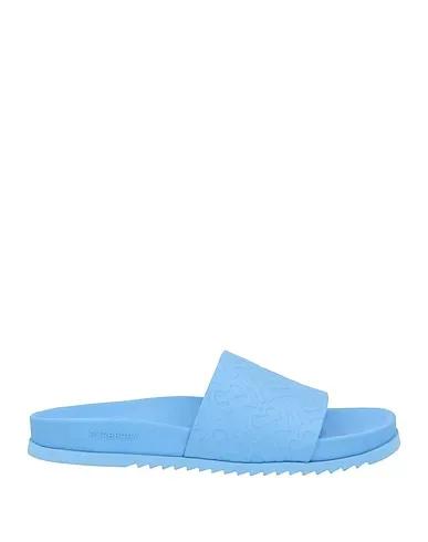 Light blue Leather Sandals
