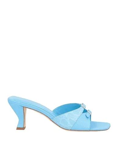 Light blue Leather Sandals