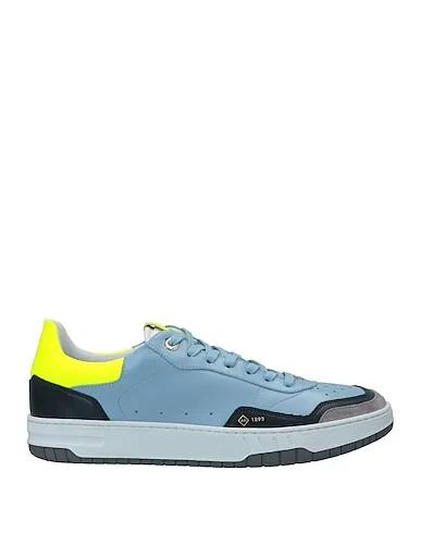 Light blue Leather Sneakers