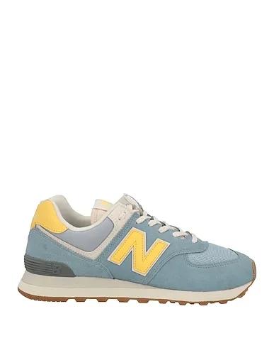 Light blue Leather Sneakers